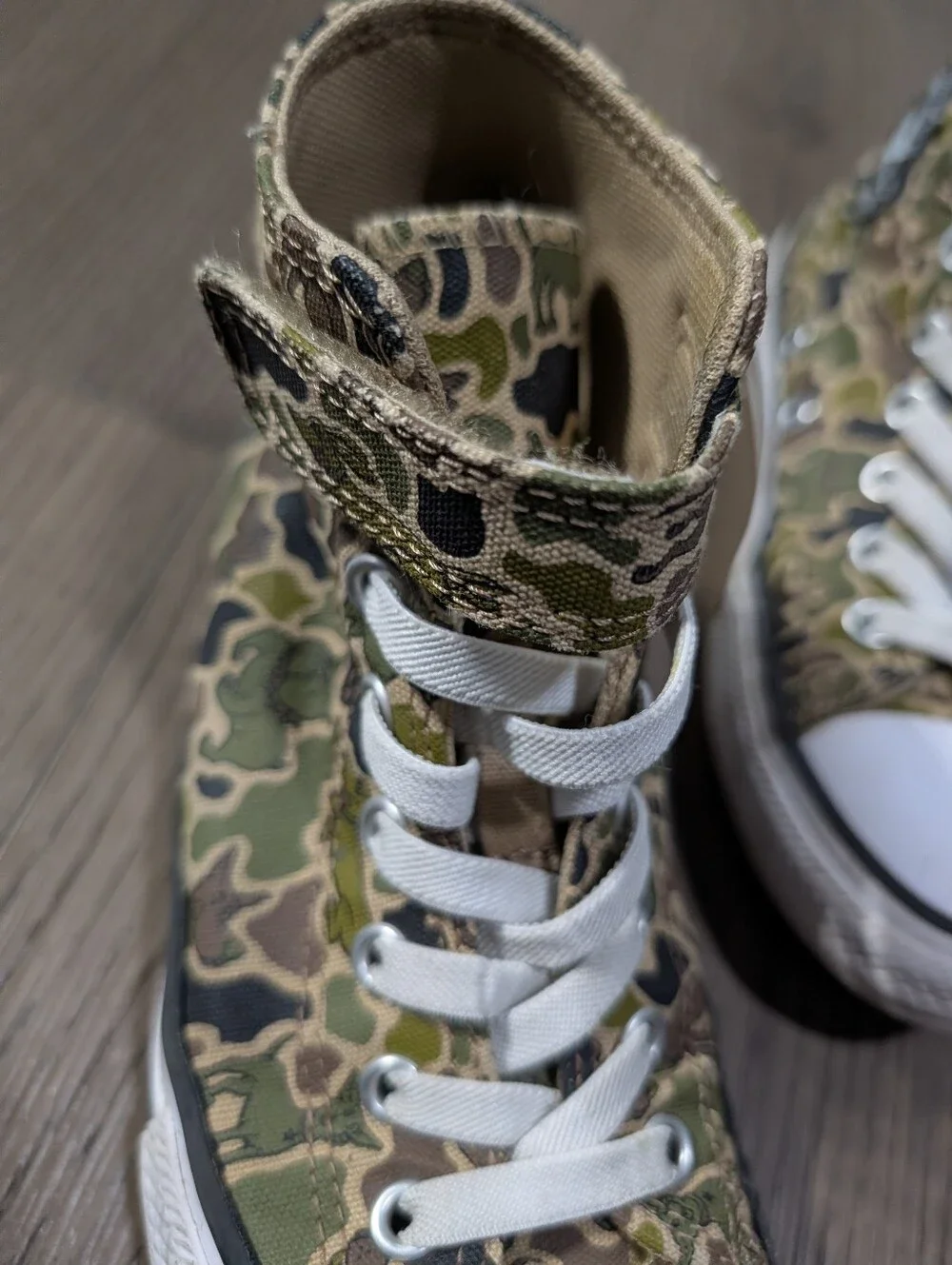 Converse Kids Chuck Taylor All Star Dog Print Duck Camo High Tops